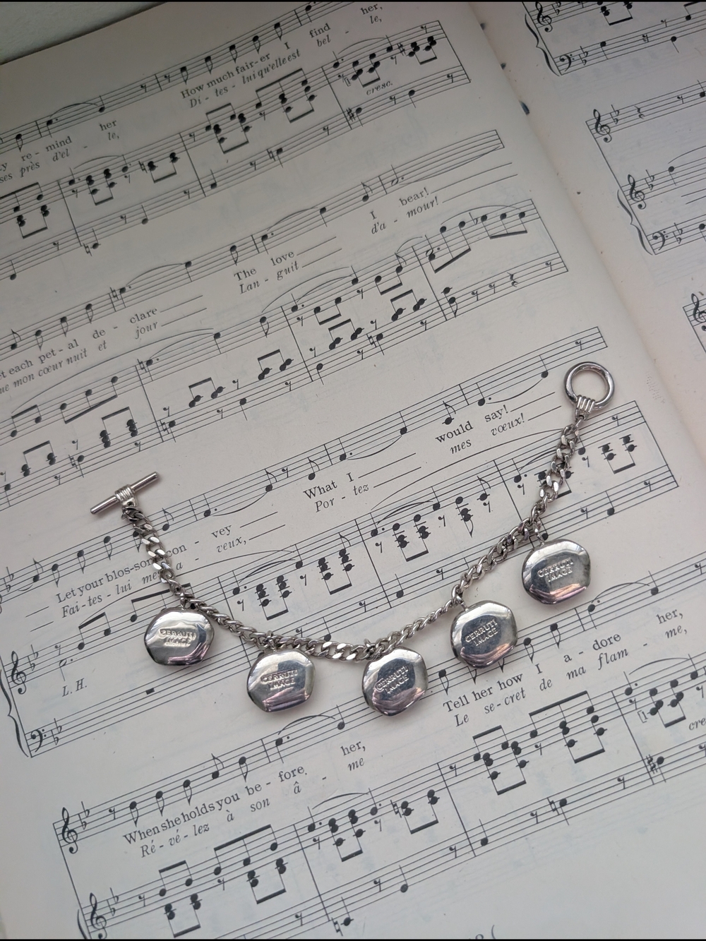 Cerruti Sterling Silver Charm Bracelet with Inspiration Charms - Picture 4 of 16
